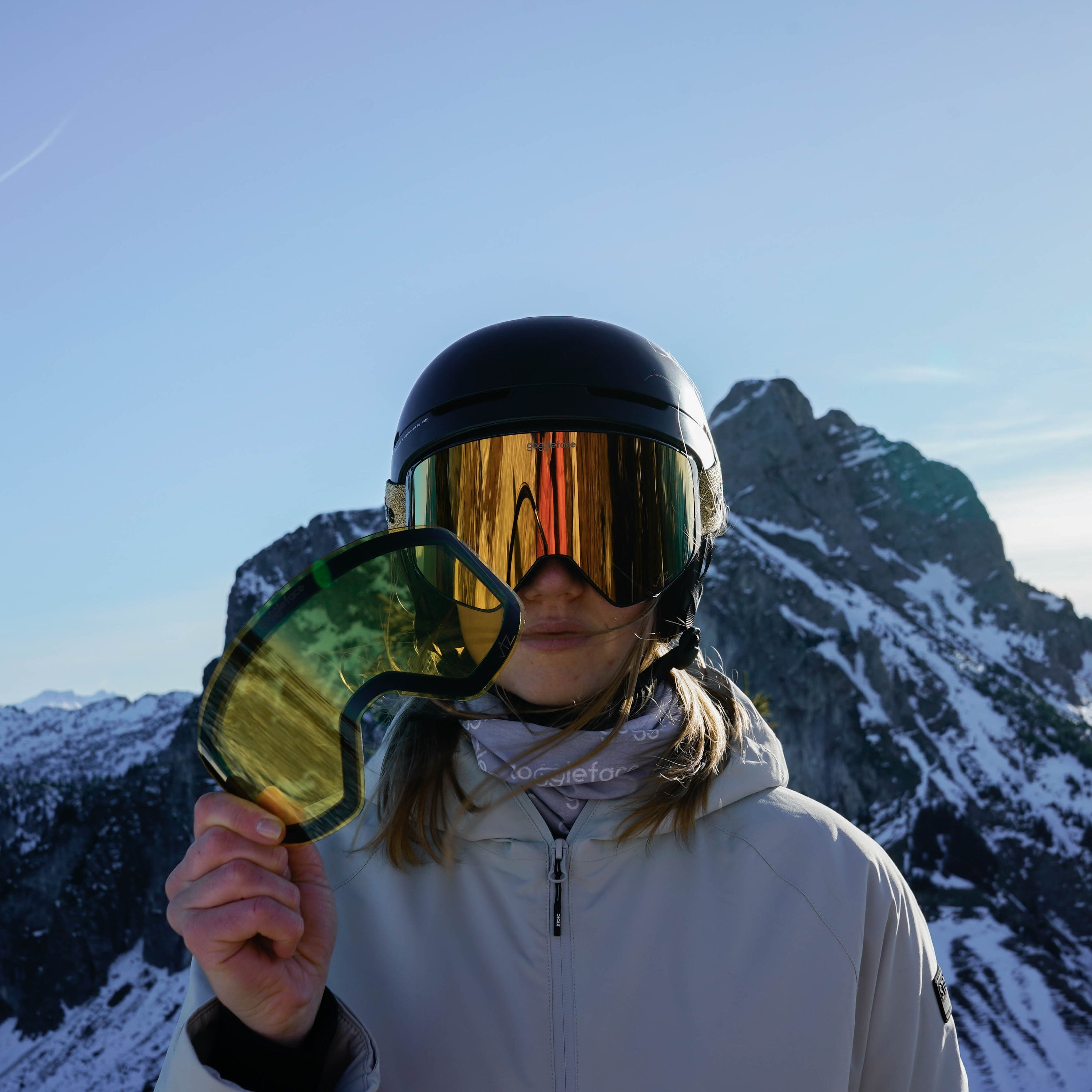 Straight-Line Pro – Skibrille mit Linsenwechselsystem &amp; Breitem Sichtfeld