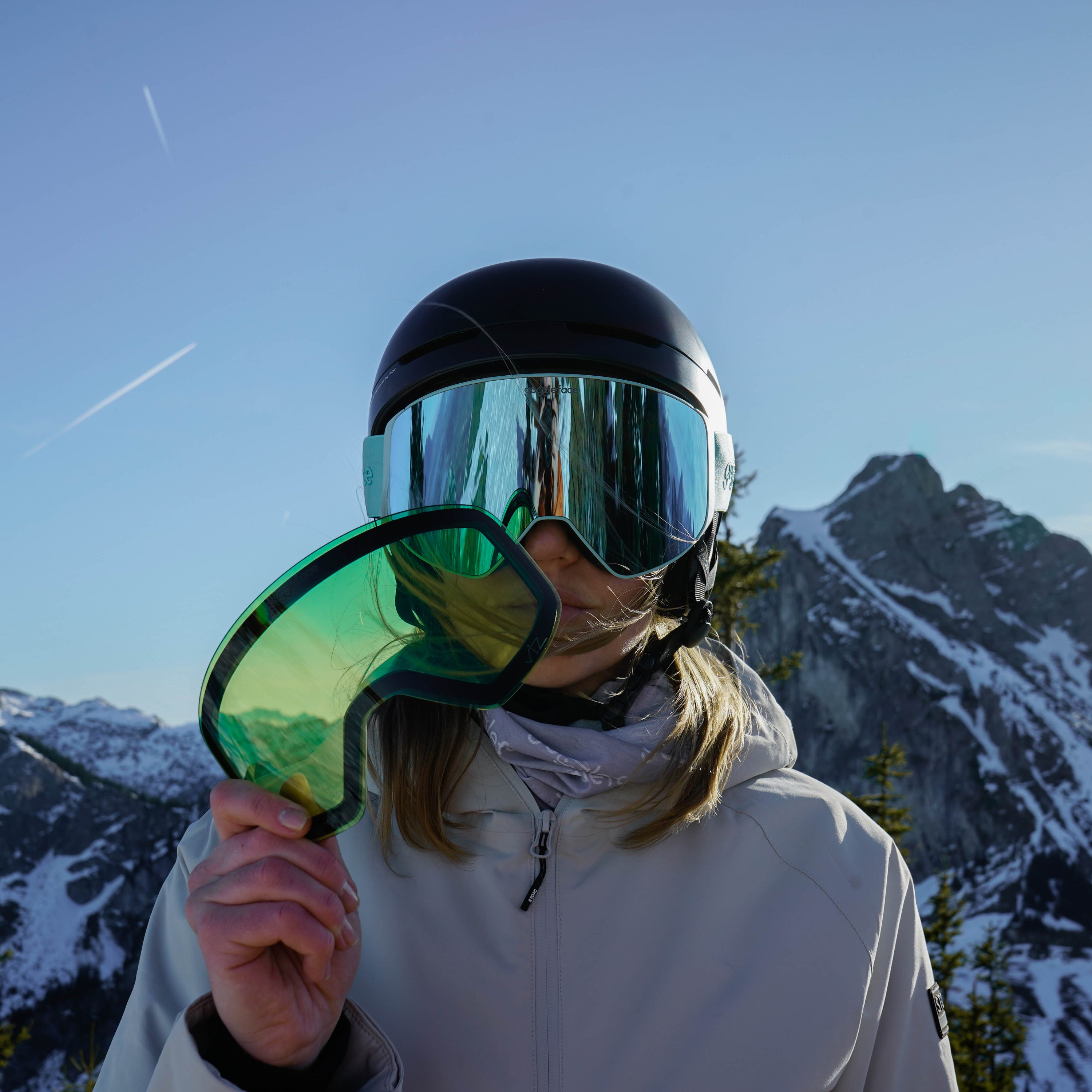 Straight-Line Pro – Skibrille mit Linsenwechselsystem &amp; Breitem Sichtfeld